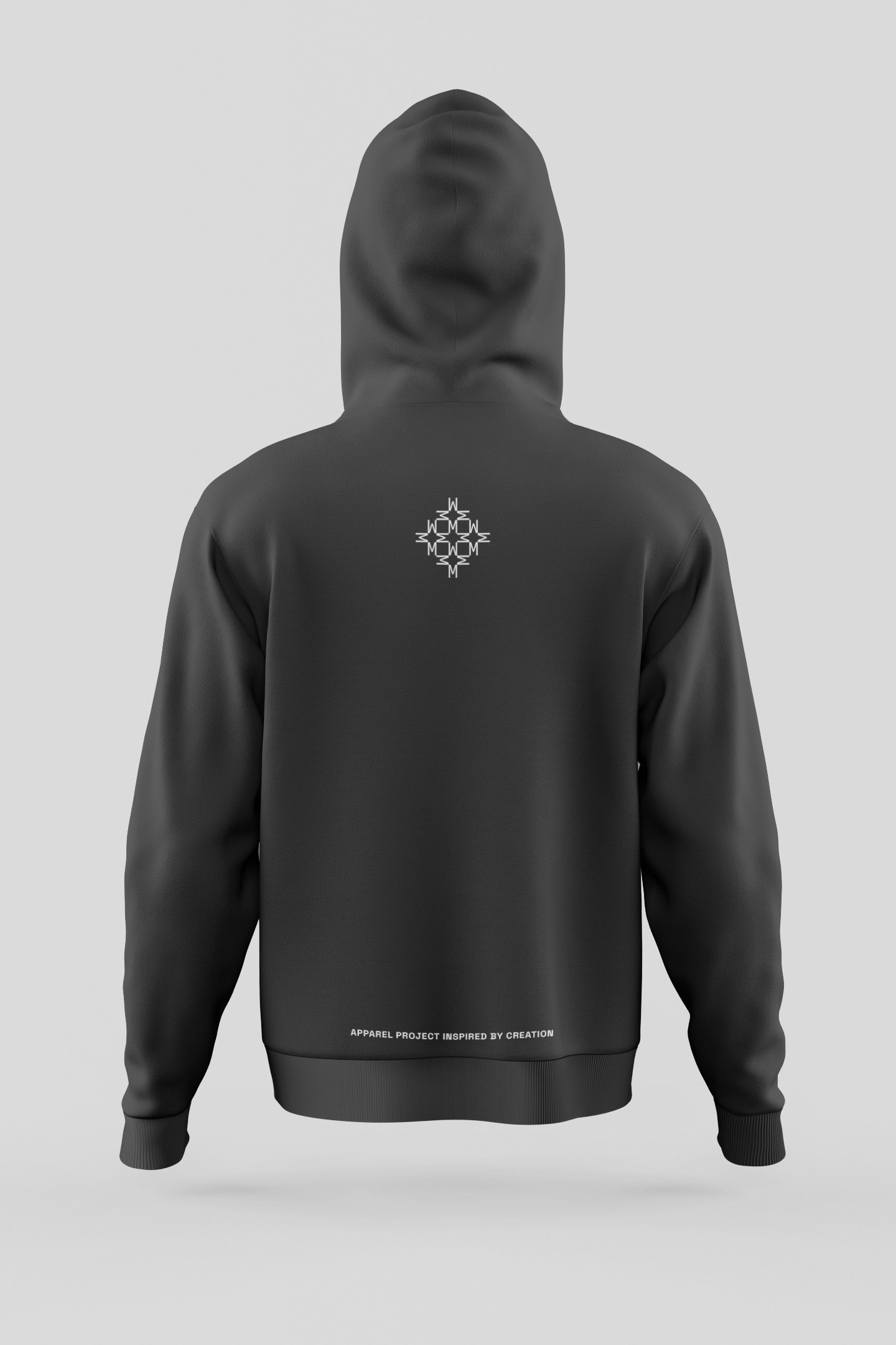 MØNUMEN7®, hoodie black - back